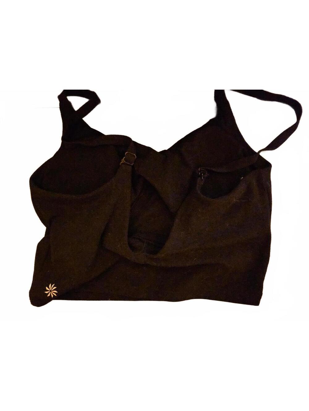 NEW - Athleta Black BRALETTE/Tankini Top size XXS - NWOT